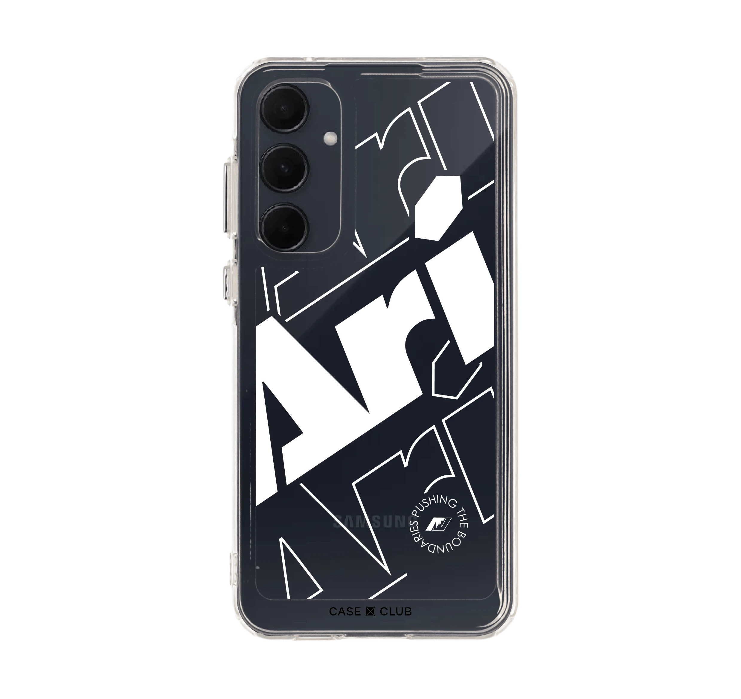 ari โลโก้มาเนียสีขาว แนวสตรีท